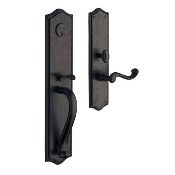 Double Cylinder Entry Handlesets Distressed Oil Rubbed Bronze, BALDWIN ESTATE, Mfr# 6963.402.LDBL